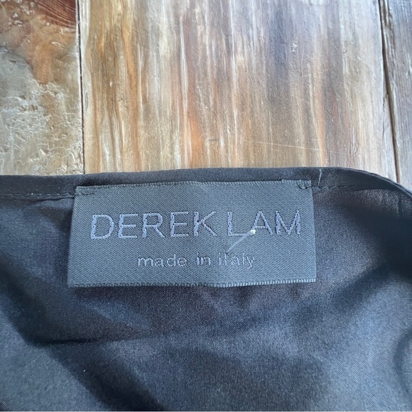 Dereck Lam black sequin lightweight silk slip dress nighty lingerie Italy size 6 - Picture 14 of 16